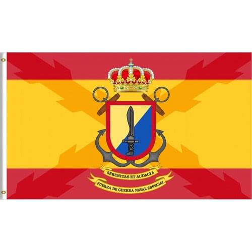 Spanish navy and Burgundy cross flag 150X90CM banner 3x5 FT 100D Polyester brass grommets