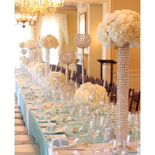 Crystal Flower Vase , Flower Stand Table Centerpieces 2022 New