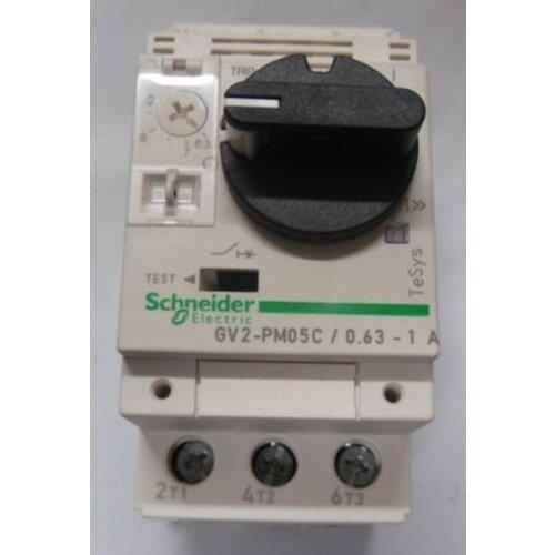 GV2-PM05C 0.63-1.0A GV2PM05C TeSys motor circuit-breaker, rotary knob, 0.63-1A