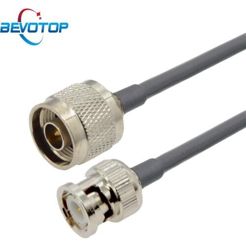 BNC Male to N Male RG58 50 Ohm RF Coaxial Cable for Video Camera System BNC Coax Extension Jumper Pigtail Cord