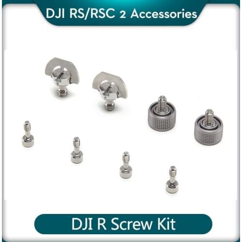 DJI R Screw Kit D-ring camera mounting screws (1/4"-20) M4 Screws (10 mm) two RSC 2 Axis Arm Knobs for DJI RS/RSC 2