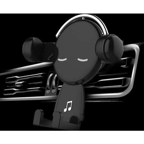 Cute Cartoon Creative Car Universal Gravity Sensor Air Outlet Mobile Navigation Bracket Holder Apple Huawei Samsung Xiaomi