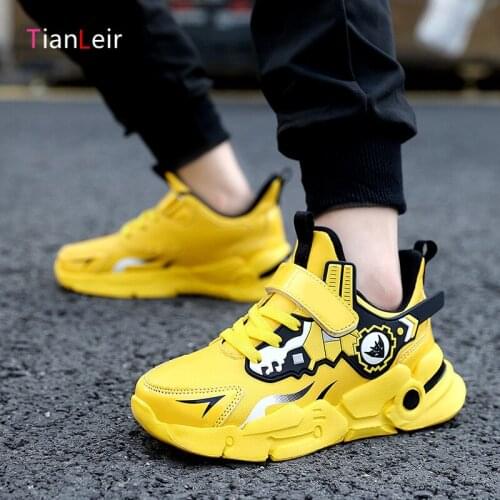New 2021 Fashion Kids Sneakers For Boys Shoes High Quality PU Leather Kids Shoes Boys Casual Comfortable Children Shoes Enfant