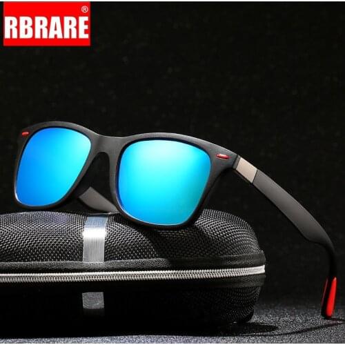 RBRARE Polarized Driving Mens Sunglasses Classic Rice Nail Sun Glasses For Men High Quality Mirror Outdoor Gafas De Sol Mujer
