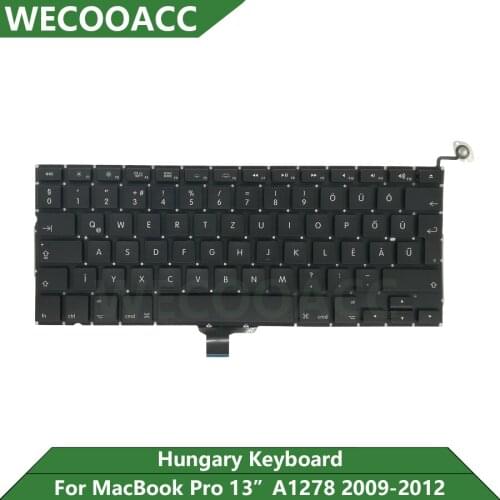 New Replacement A1278 Keyboard For Macbook Pro 13" Hungary Keyboard 2009 2010 2011 2012 Years