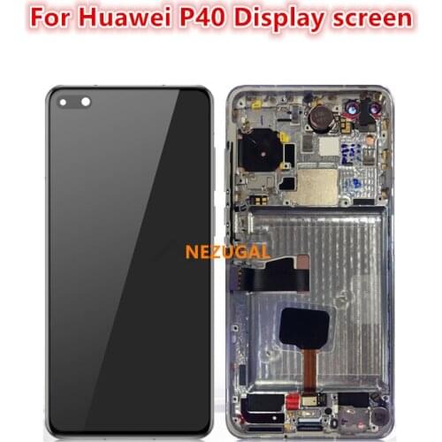 Original 6.1" Display for Huawei P40 LCD P40 Display Touch Screen Digitizer Assembly OLED Repair Parts For Huawei P40 LCD Screen