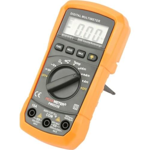 PM8233E Auto Ranging Handheld Digital Multimeter 2000 Counts Resistance Meter