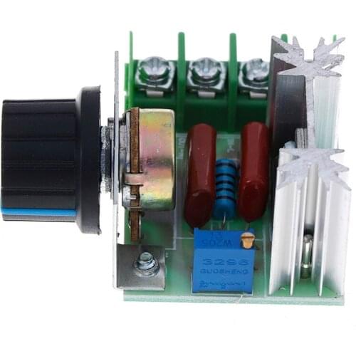 1PC 50-220V AC 2000W Speed Controller Adjustable Scr Motor Speed Regulator Governor
