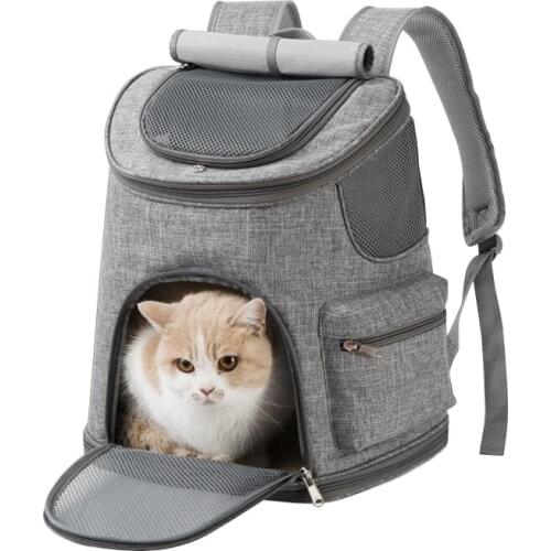Pet Cat Carrier Backpack Breathable Dog Backpack Portable mesh Bag For Small Dogs Cats Outdoor Pet Dog Carrier Bags Pet Supplies