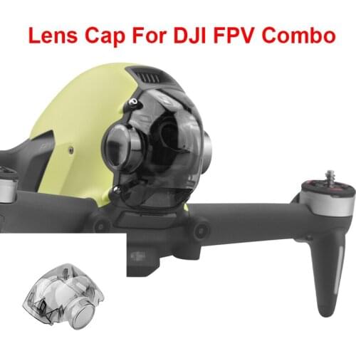 Lens protective Cap For DJI FPV Combo Drone Camera Gimbal Protector Anti-Scratch Dust-Proof Cover For DJI FPV Drone Accessory