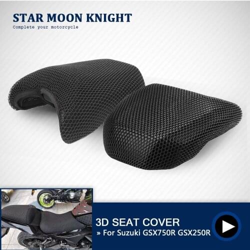 Motorcycle Protecting Cushion Seat Cover For Suzuki GSX 750R 250R GSX750R GSX250R Fabric Saddle Seat Cover Accessories