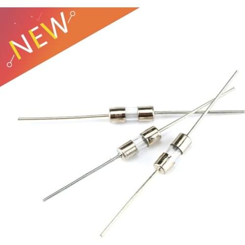 10pcs/lot Glass Tube Fuse Fast Break With pin 3x10mm 0.5A 1A 2A 3A 5A/250V