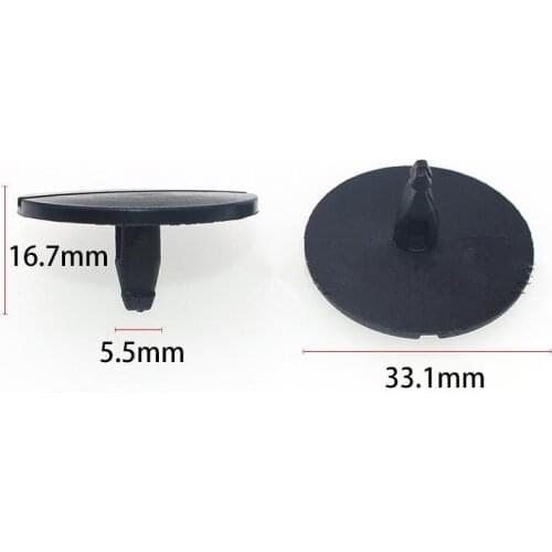 Fit for 10pcs Audi series new A6L C7 bottom edge large side buckle clip clip A6L skirt buckle