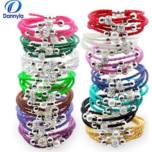 12pcs/lot Wholesale Colorful Bracelet Jewelry Magnetic Clasp Bracelet LSBS15
