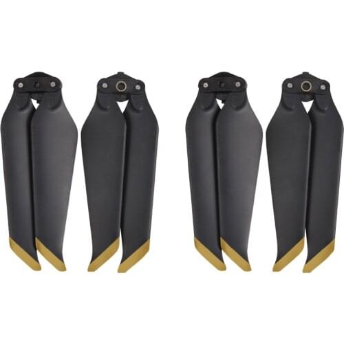 2Pairs 8743 CW CCW Propeller for DJI Mavic 2 Pro Zoom 8743F Low Noise Propellers Quick-Release Drone Blade Prop Gold Nonoriginal