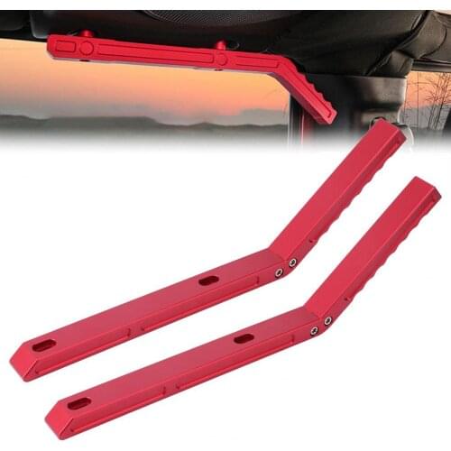 Solid Color 4Pcs Useful Car Rear Interior Grab Bars Durable Rear Grab Handles Sturdy