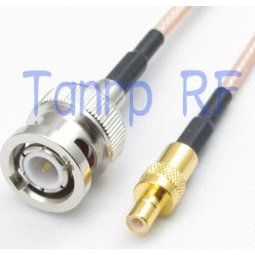 8in BNC male plug to SMB male plug RF adapter connector 20CM Pigtail coaxial jumper cable RG316 extension cord
