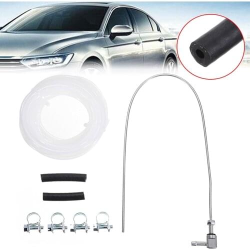 Car Heater Fuel Stand Pipe Hose 47.5CM Gas Tank Pick up Clip Pipe Tube Line with 4 Clamps For Webasto Eberspacher Heater Parts