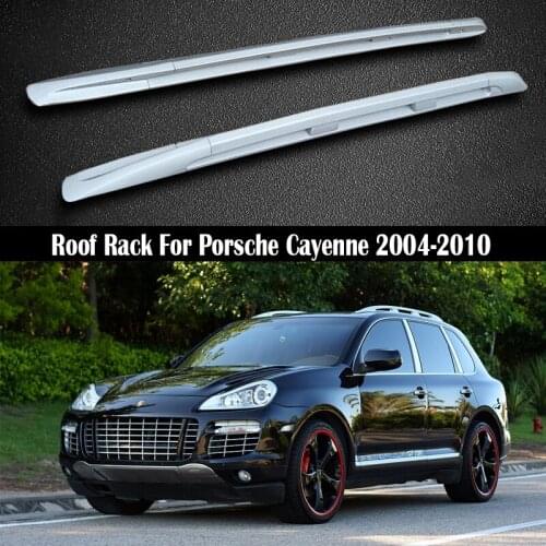 Roof Rack For Porsche Cayenne 2004-2010 Racks Rails Bar Luggage Carrier Bars top Racks Rail Boxes Aluminum alloy