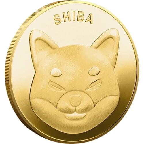 Dogecoin Killer Shiba Inu Coin SHIB CRYPTO Metal Gold Plated Physical Shib Doge Killer Souvenir Commemorative Coins wondeful