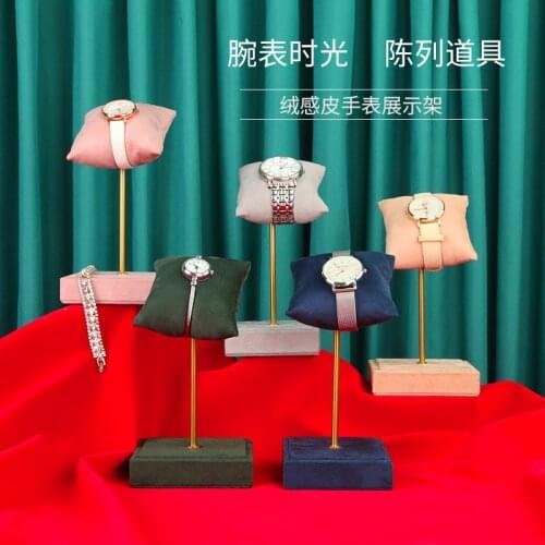 Home Watch Holder Waist Watch Organizer Creative Display Stand Show Rack Shelf With Pillow