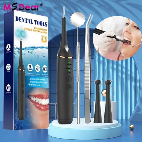 Electric Ultrasonic Dental whitener Scaler Teeth Whitening kit teeth Calculus Tartar Remover Tools Cleaner Tooth Stain Oral Care