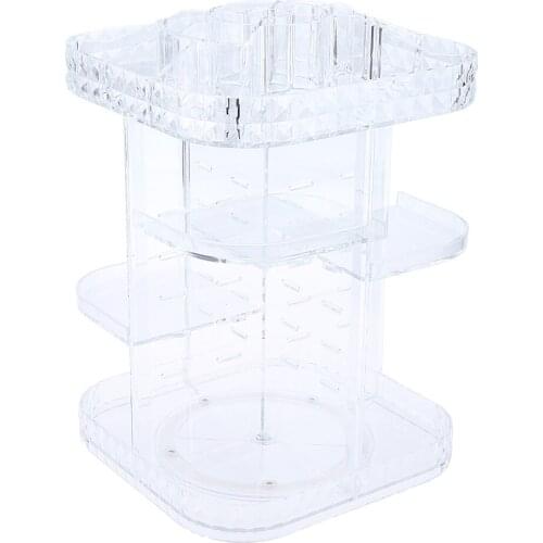 Cosmetic Organizer Makeup Brushes Holder Face Skin Care Goods Storage Shelf