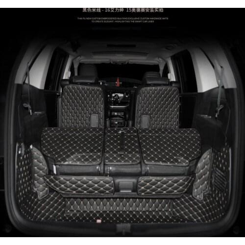 Ull Covered Customized Car Trunk Mats for 2016-2017year Honda Odyssey Elysion Waterproof Durable Carpets for Odyssey Elysion