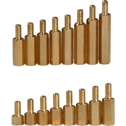 M3 single head hexagonal copper column computer motherboard copper column