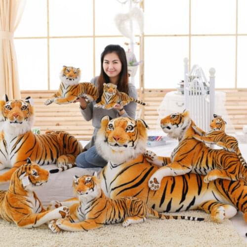 Soft Stuffed Animals Plush Toys Pillow Animal Tiger Home Decoration Toy Doll Cotton Toys For Children
