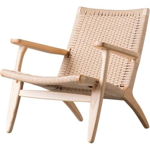 YL Nordic New Chinese Style Sun Lounger Balcony Home Couch Living Room Single Leisure Chair