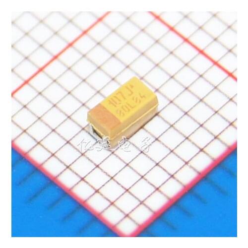 Patch Tantalum Capacitor 107J 6V 100uf 6.3V Type A 3216/1206 Sample 0.5 Lot 0.4 / pc