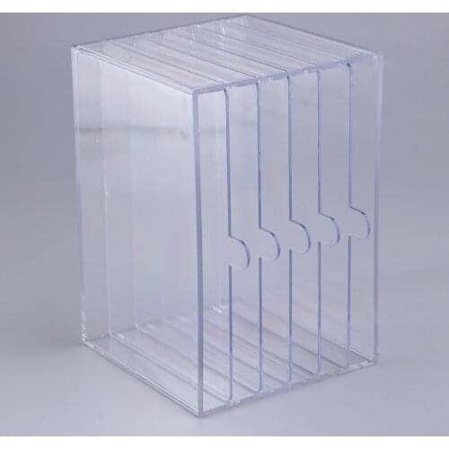 Professional Acrylic Storage Box False Nail Tips Practice Display Stand Holder Manicure Tools