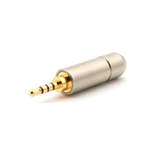 Imported core 2.5mm balanced plug is suitable for bispa hifi welding plug 2.5mm quadrupole / 4-section plug