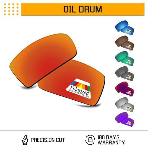 Bwake Polarized Replacement Lenses for-Oakley Oil Drum Sunglasses Frame - Multiple Options