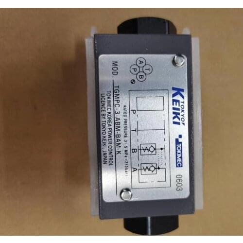 TOKYO TOKIMEC KEIKI Hydraulic valve MOD:TGMPC-3-ABM-BAM-K 0603