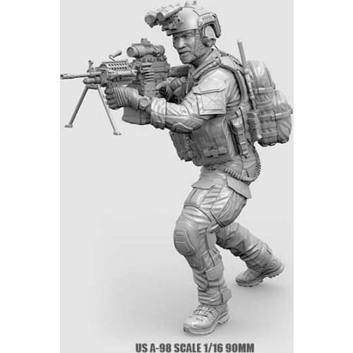 1/16 Resin Soldier Figure Kits Special forces Model USK Colorless And Self-assembled A-98