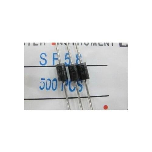 10pcs/lot Fast Recovery Diode SF58 DO-27 MIC Original Genuine 5A 600VSF58