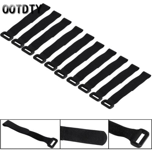 10Pcs Strong RC Battery Tie Down Strap Reusable Antiskid Cable Strap 20*2cm