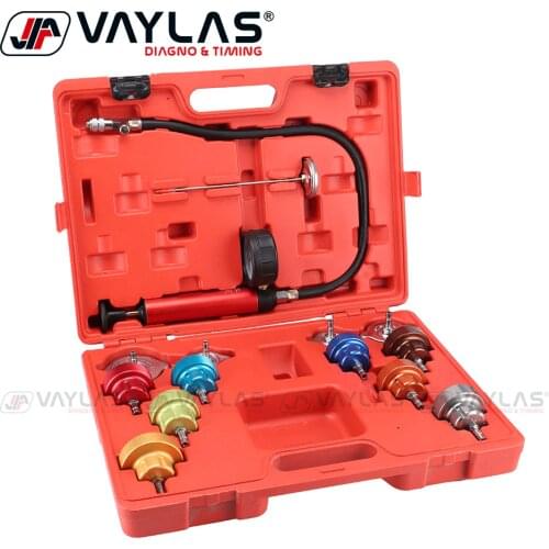 14Pcs Delrin Plastic Cooling System Testers High Quality Water Tank Leak Detector Car Cooling System Tester Kit