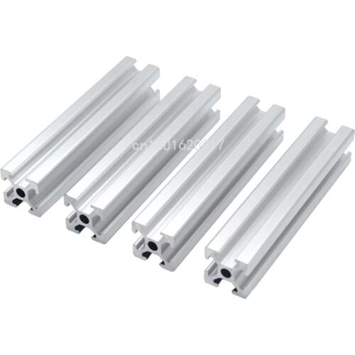 2pcs/lot aluminum profile 2020 Extrusion 600~800mm EU standard CNC 3D Printer Parts Anodized Aluminum Profile