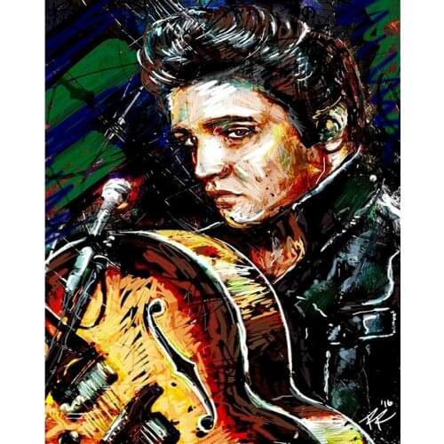40x50Painting By Numbers Guitar Boy Colour HandPainted DIY Figure On Canvas Home Children Adult By Kits Decoration Gift Wall Art