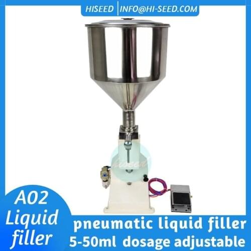 A02 Manual Paste Quantitative Liquid Wine Honey Sauce Edible Oil Small Gel Filling Machine