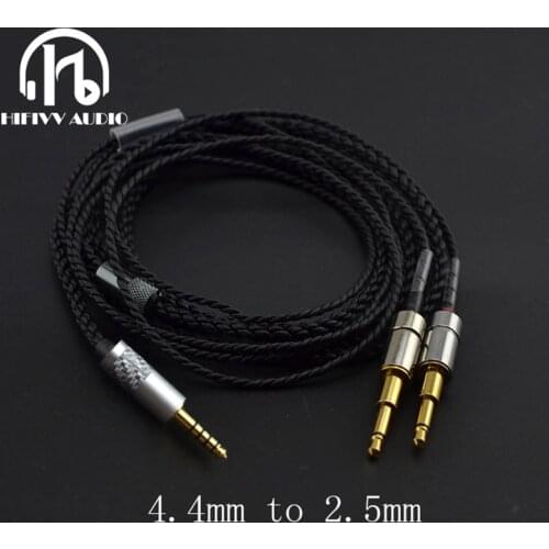 Hifi Audio Cable 4.4mm Jack to 2.5mm JACK Audio Signal Wire Of Headphone Cable Convert 2.5mm Plug