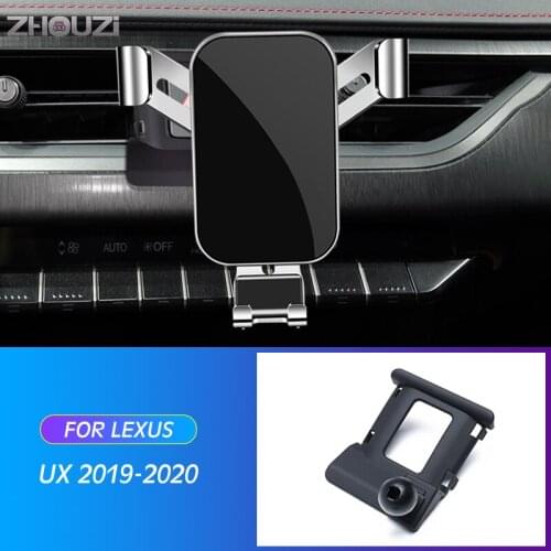 Car Mobile Phone Holder Mounts Stand GPS Gravity Navigation Bracket For Lexus UX200 UX250H UX260H UX 2019 2020 Car Accessories