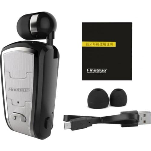 Fineblue FQ-208 Wireless Headphone Bluetooth retractable Earbuds Headset Earphones With Microphone For iPhone Xiaomi Phone