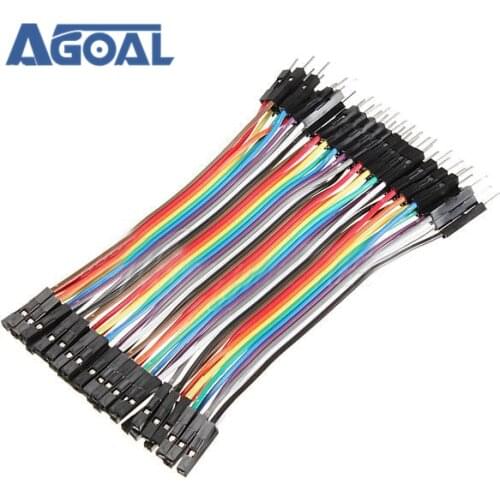 40 x 10cm Male To Female Jumper Wires Calbe 2.54mm