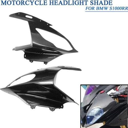 Motorcycle For BMW S1000RR S1000 RR 2015 2016 2017 2018 ABS Plastic Carbon Fiber Design Front Headlight Fairing，s1000rr 15-18