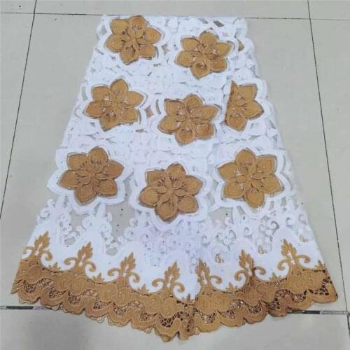 French Net Lace Fabric With stones Milk silk Fabric 2021 gold/white High Quality Lace African Lace Fabric For Wedding Sewing