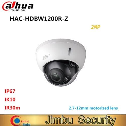 DAHUA HDCVI camera 2.7-12mm motorized lens HAC-HDBW1200R-Z can replace HAC-HDBW1200R-VF Dome cctv camera IR30m video camera